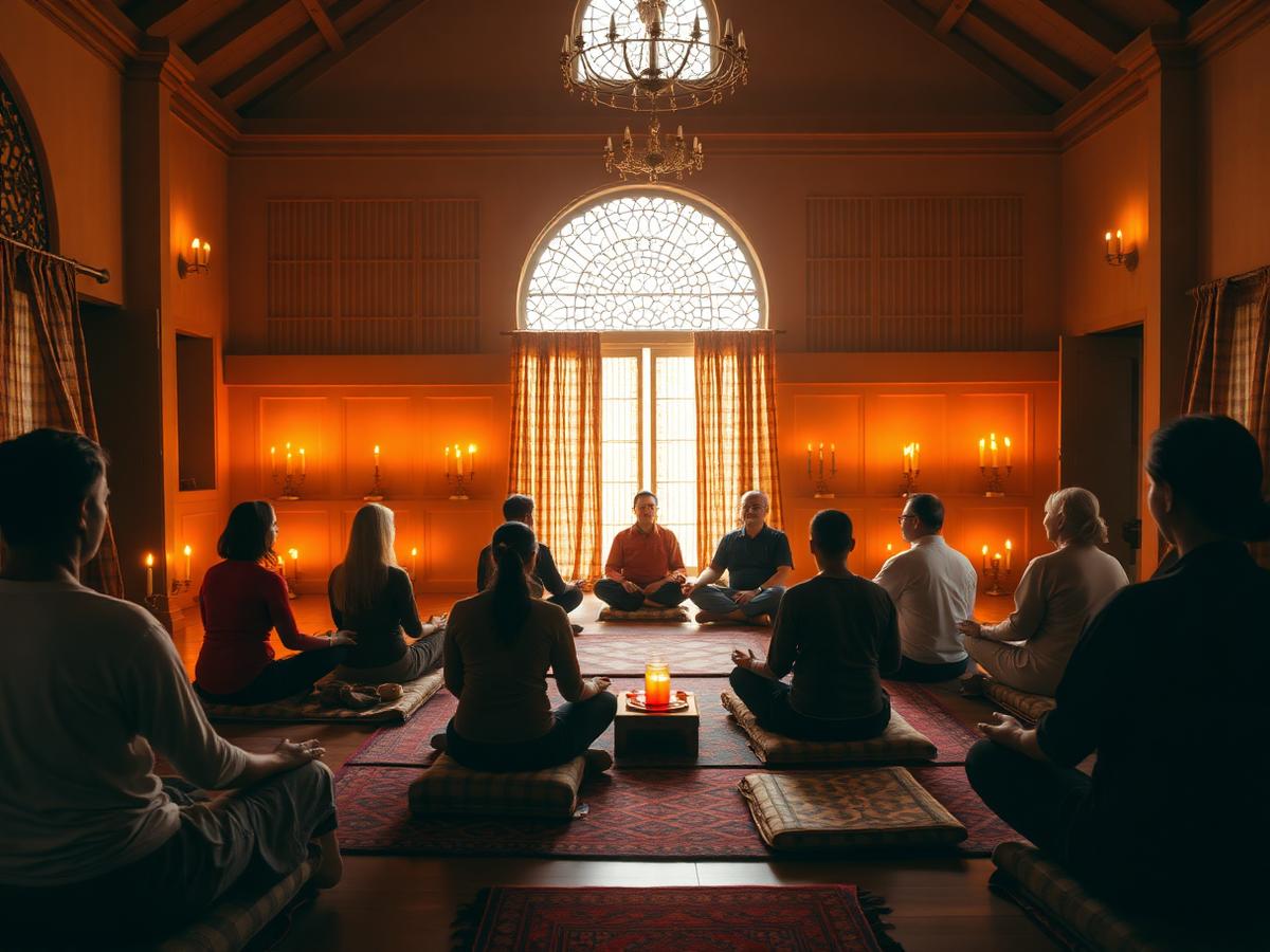 Group healing circle